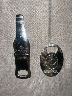 Guinness Silver Metal Bottle Opener